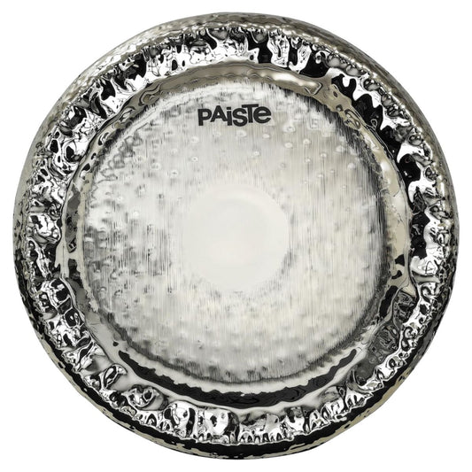 Front view of Paiste 22" Symphonic Gong Brilliant on white background
