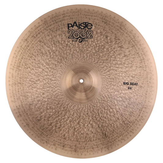 Front view of Paiste 24" 2002 Big Beat Cymbal on white background