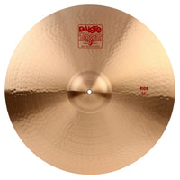 Front view of Paiste 24" 2002 Ride Cymbal on white background