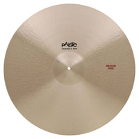 Front view of Paiste 24" Formula 602 Medium Ride Cymbal on white background