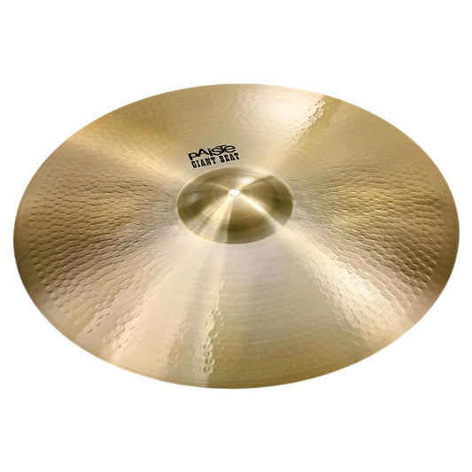 Angled view of Paiste 24" Giant Beat Cymbal on white background