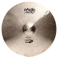 Front view of Paiste 24" Masters Deep Ride Cymbal on white background