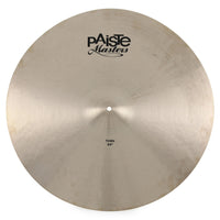 Front view of Paiste 24" Masters Thin Cymbal on white background