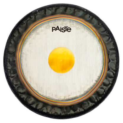 Front view of Paiste 24" Symphonic Gong on white background
