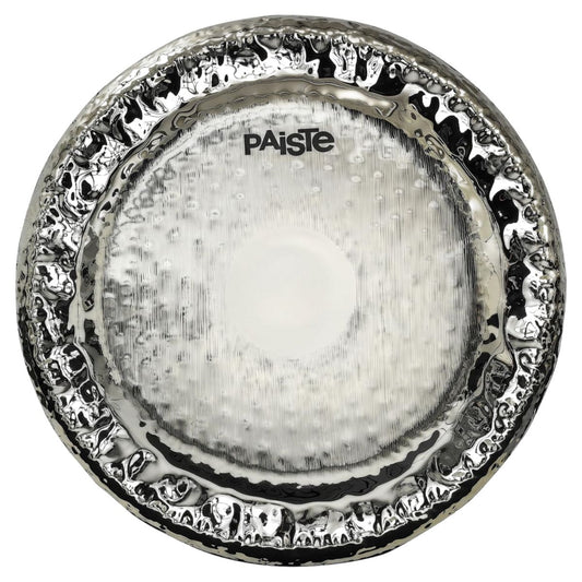 Front view of Paiste 24" Symphonic Gong Brilliant on white background