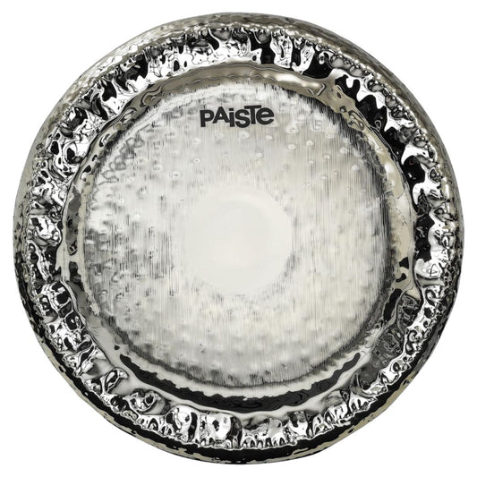 Front view of Paiste 26" Symphonic Gong Brilliant on white background