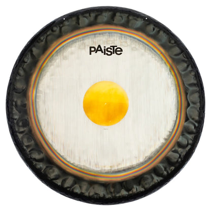 Front view of Paiste 28" Symphonic Gong on white background
