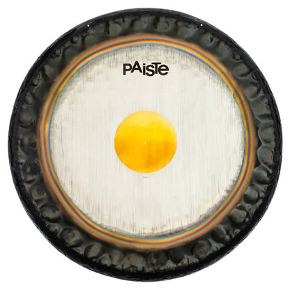 Front view of Paiste 36" Symphonic Gong on white background