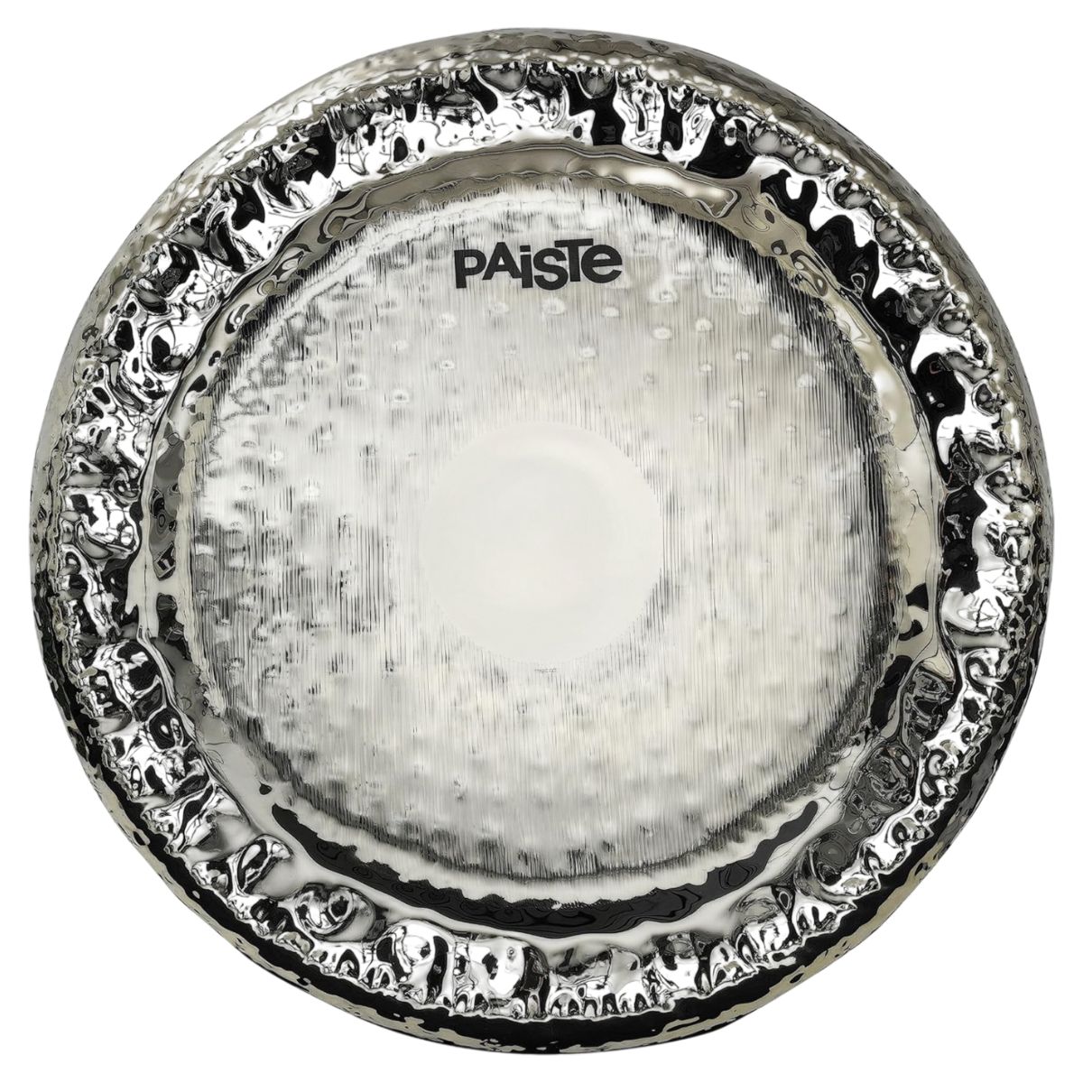 Front view of Paiste 36" Symphonic Gong Brilliant on white background