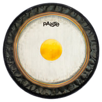 Front view of Paiste 38" Symphonic Gong on white background