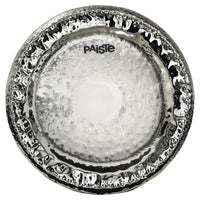 Front view of Paiste 38" Symphonic Gong Brilliant on white background