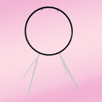 Front view of Paiste Ring Outer Diameter 38'' on pink background