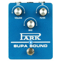 Front view of Park Custom Shop Supa Sound Pedal on white background