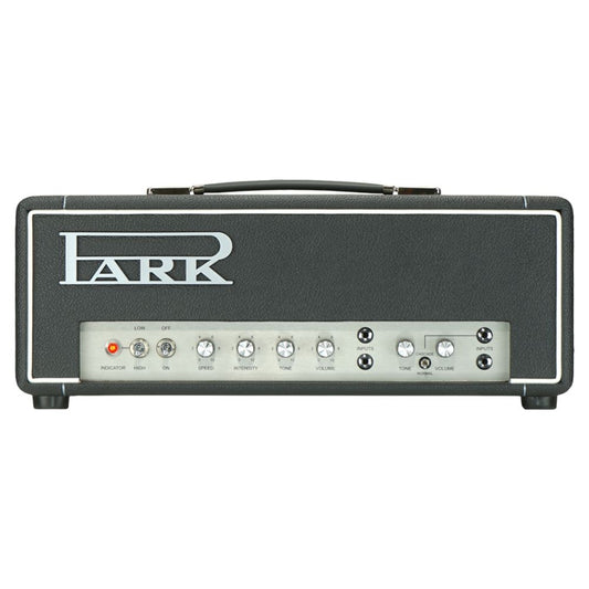 Front view of Park P18H Park 18 (1974/Tremolo) Custom Guitar Amplifier Head on white background
