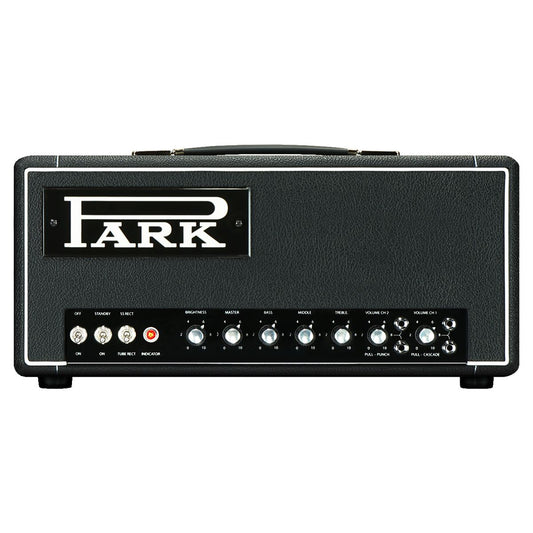 Front view of Park P18LR Little Rock Custom Guitar Amplifier Head on white background