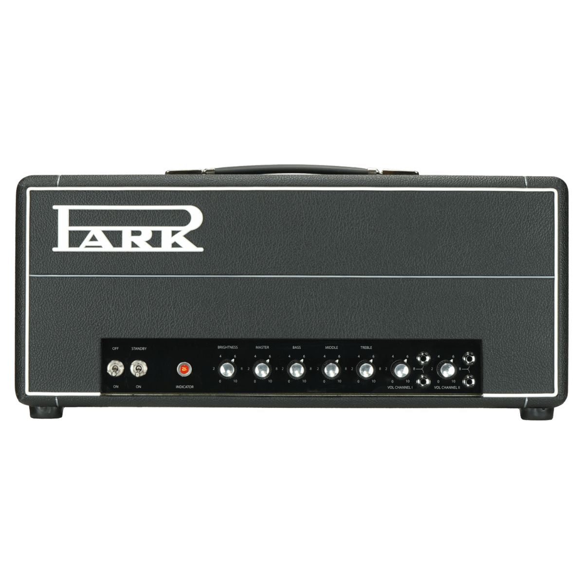 Front view of Park P50B Super Bass (1968) Custom Bass Amplifier Head on white background