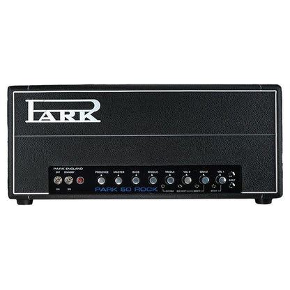 Front view of Park P50RH Rock Custom Guitar Amplifier Head on white background