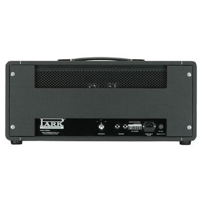 Rear ports view of Park P75 Classic (1969) Custom Guitar Amplifier Head on white background
