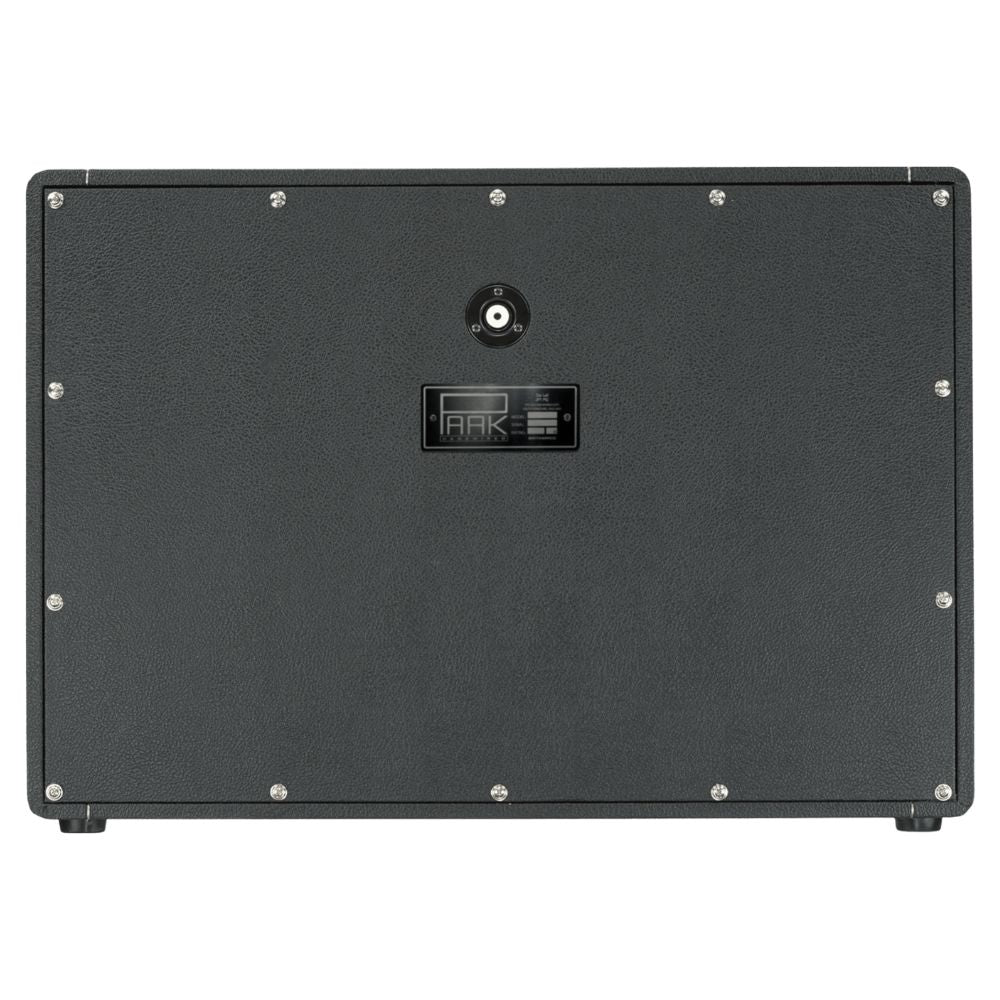 Rear port view of Park S1-212 (Angled Grill) Speaker Cabinet on white background