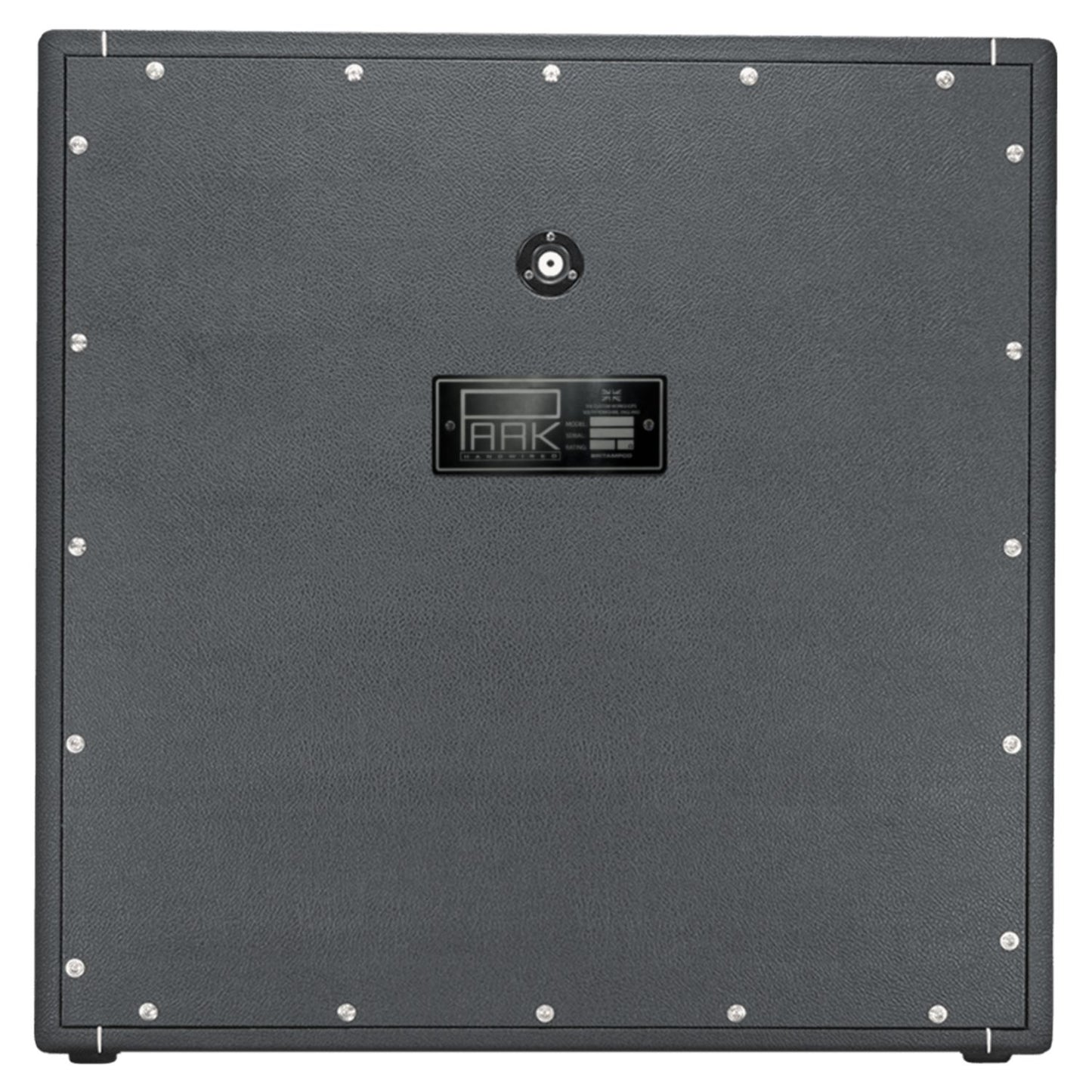 Rear port view of Park S1-412 Speaker Cabinet on white background