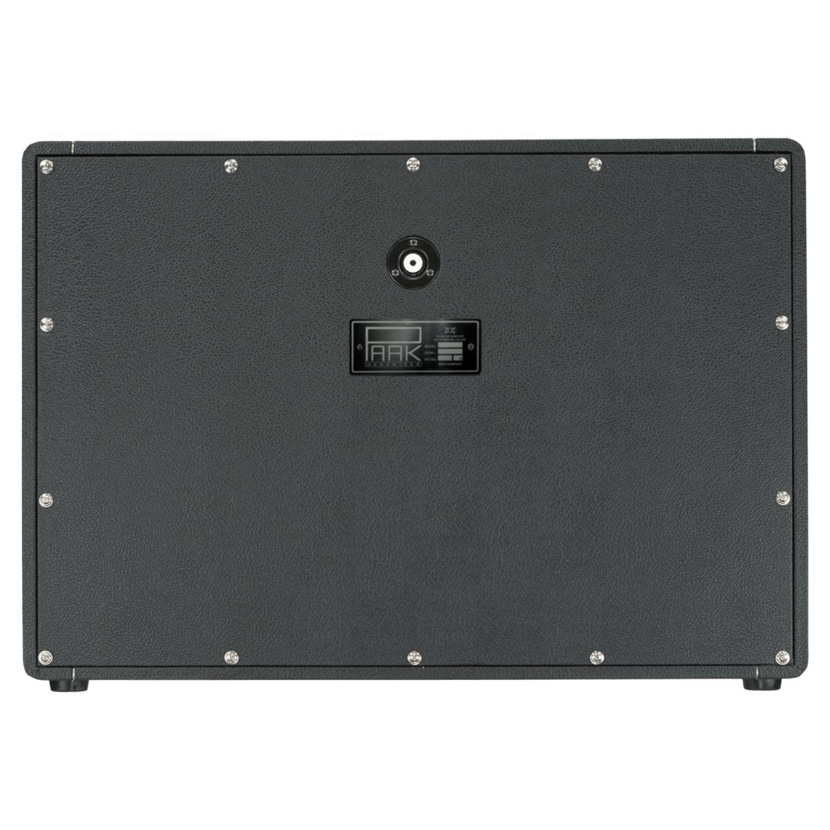 Rear port view of Park SA-212 (Angled Grill) Speaker Cabinet on white background