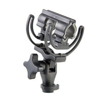 Angled view of Pearl Microphone Labs 1930 Shockmount on white background