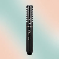 Front view of Pearl Microphone Labs MSH 10 on orange and green background