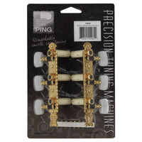 Ping P2625 Deluxe Gold Lyra Plate Classic Machine Heads in packaging on white background
