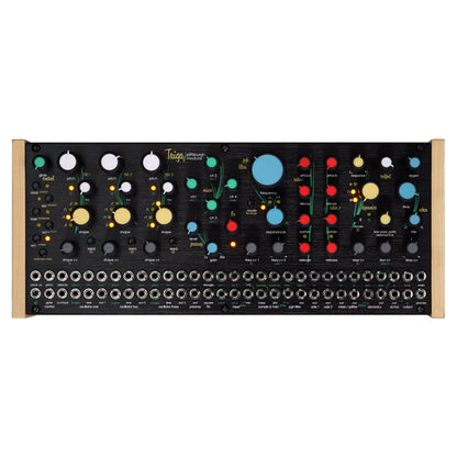 Front view of Pittsburgh Modular Taiga Paraphonic Modular Synthesizer on white background