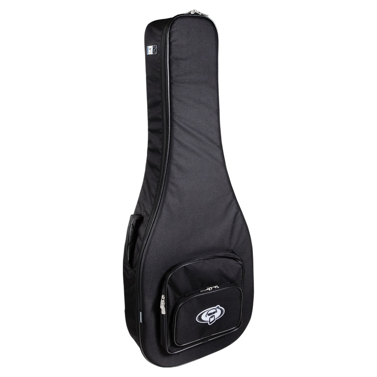 Angled front view of Protection Racket 7051-00 Standard Electric Bass Guitar Case on white background