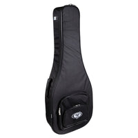 Angled front view of Protection Racket 7051-00 Standard Electric Bass Guitar Case on white background