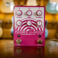 EarthQuaker Devices Rainbow Machine Pedal On a Wooden Table