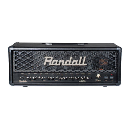 Front view of Randall RD100H Diavlo Guitar Amplifier Head on white background