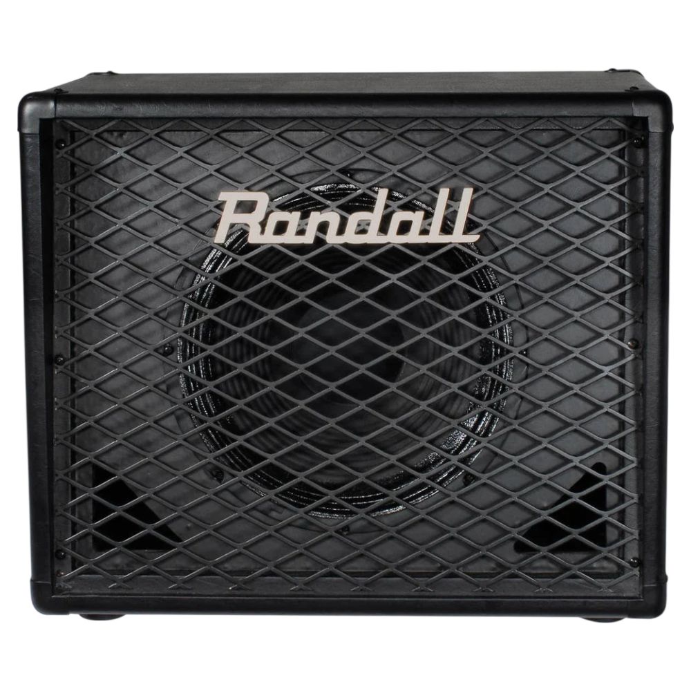 Front view of Randall RD112-S80 Diavlo Guitar Speaker Cabinet on white background