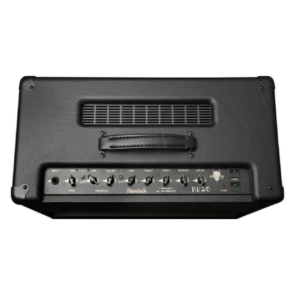 Top controls view of Randall RD20-112 Diavlo Combo Amplifier on white background