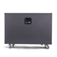 Rear view of Randall RD212-S80 Guitar Speaker Cabinet on white background