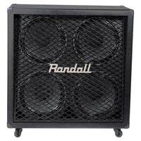 Front view of Randall RD412-S80 Diavlo Guitar Speaker Cabinet on white background