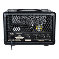 Rear view of Randall RD5H Diavlo Guitar Amplifier Head on white background