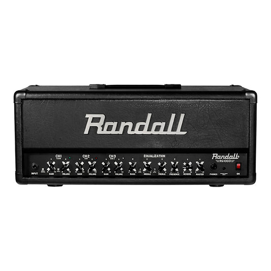 Front view of Randall RG1003H Guitar Amplifier Head on white background