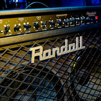 Close up view of Randall RG1503-212 Combo Solid State Guitar Amplifier in studio
