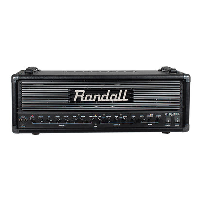 Front view of Randall Thrasher Guitar Amplifier Head on white background
