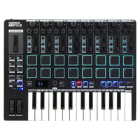Front view of Reloop Keypad Pro Compact Controller Workstation on white background