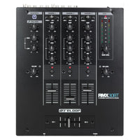 Front view of Reloop RMX-30 BT 3-Channel Bluetooth DJ Mixer on white background