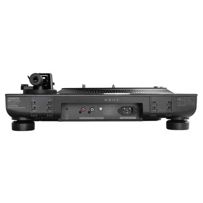 Top ports view of Reloop RP-5000 MK4 Professional High-Torque Turntable System on white background