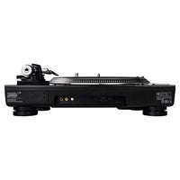Top ports view of Reloop RP-7000 MK2 Professional Upper Torque Turntable System Black on white background
