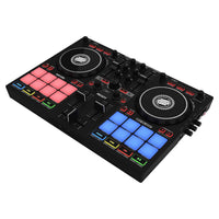 Angled view of Reloop Ready Portable Performance Controller for Serato on white background