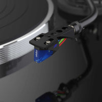 Close up stylus view of Reloop TURN X Premium Class HiFi Turntable