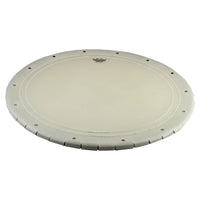 Front view of Remo Taiko Drumhead Okedo Daiko Stitched Nuskyn 24“ Outer, Light on white background