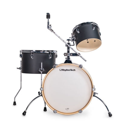 Front view of Rhythm Tech SessionGo Drum Kit on white background