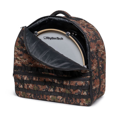 Front view of Rhythm Tech SessionGo Drum Kit Carrying Bag on white background